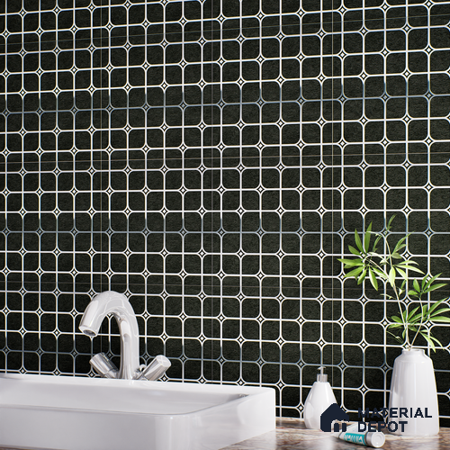 Highlighter Tiles  Tile TL 07252 B Plana 8017 GLM (Silver) 1 ft x 1 ft Ceramic Matte Finish - 9 mm  | 2 mm Spacer is Mandatory